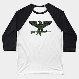 Gun Militaria Baseball T-Shirt